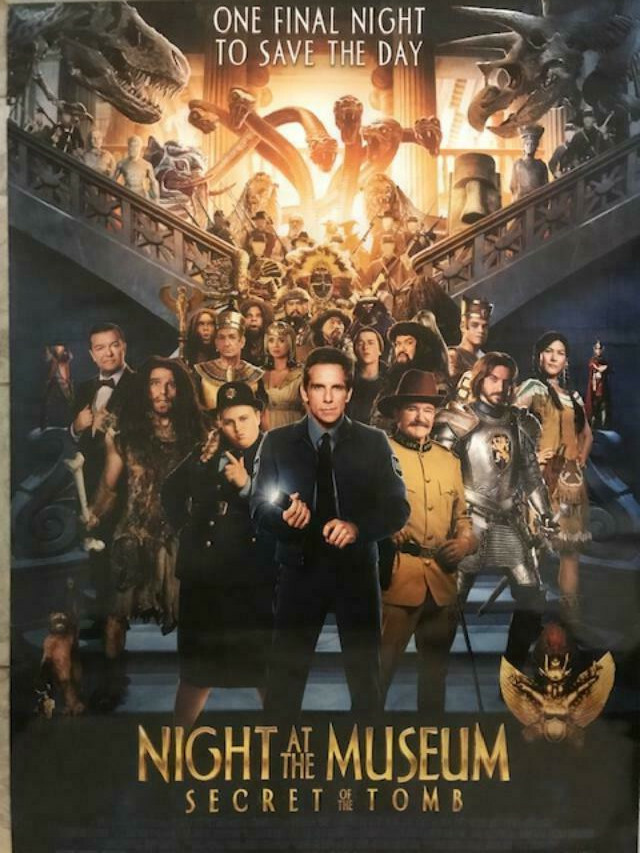 Night at the Museum Secret of the Tomb 27x40 Original D/S Movie POSTER ...