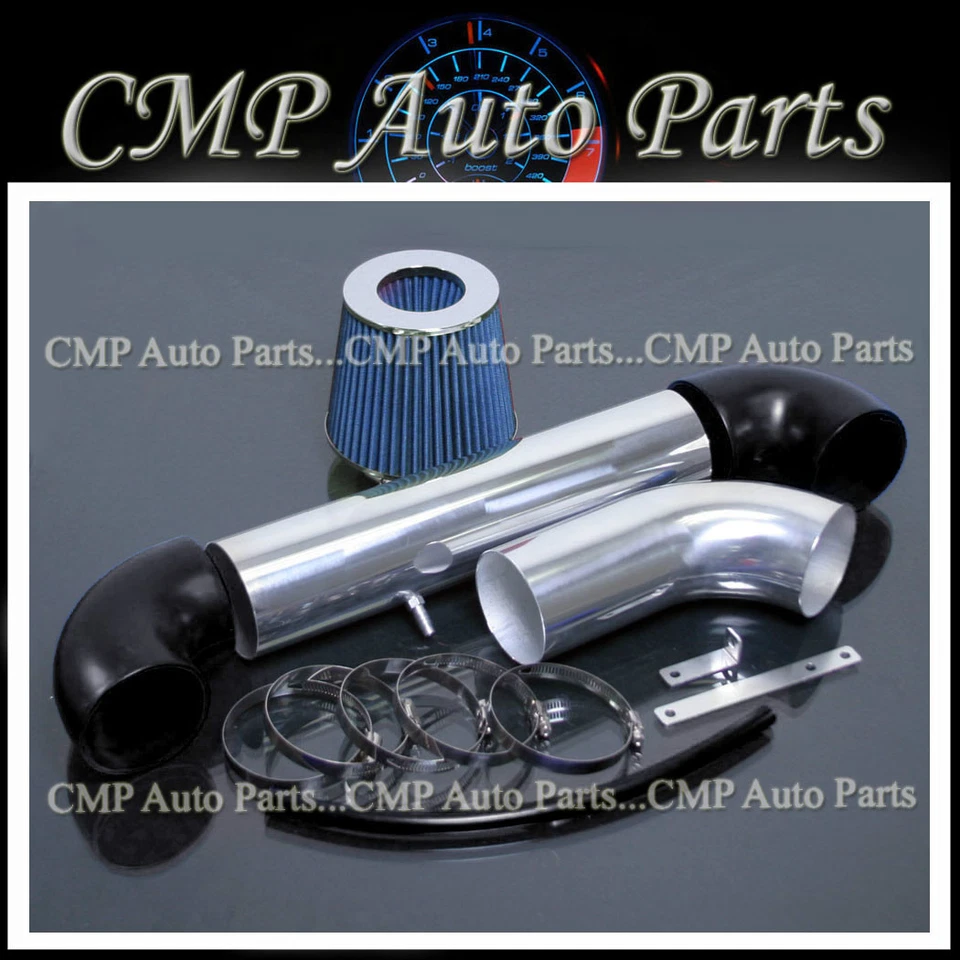 NEGRO Y AZUL 2005-2010 CHRYSLER 300 5.7 5.7L HEMI 6.1 6.1L SRT8 ADMISIÓN DE AIRE FRÍO Foto 2 de 2