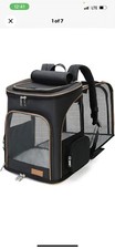 Lekereise Pet Carrier Backpack Expandable Cat Backpack for Small Dogs Cats, Dog