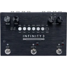 Pigtronix Infinity 3 Deluxe Hi-Fi Stereo Double Looper with Midi Guitar Pedal