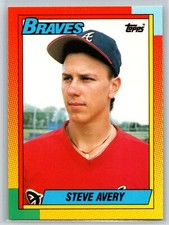 1990 Topps Traded Steve Avery Rookie Atlanta Braves RC #4T