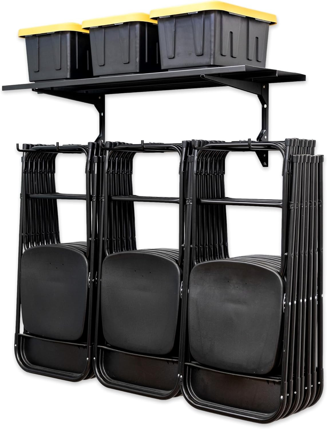 Storage Rack & Wall Mount Hanger For Home & Garage, 300 Lbs