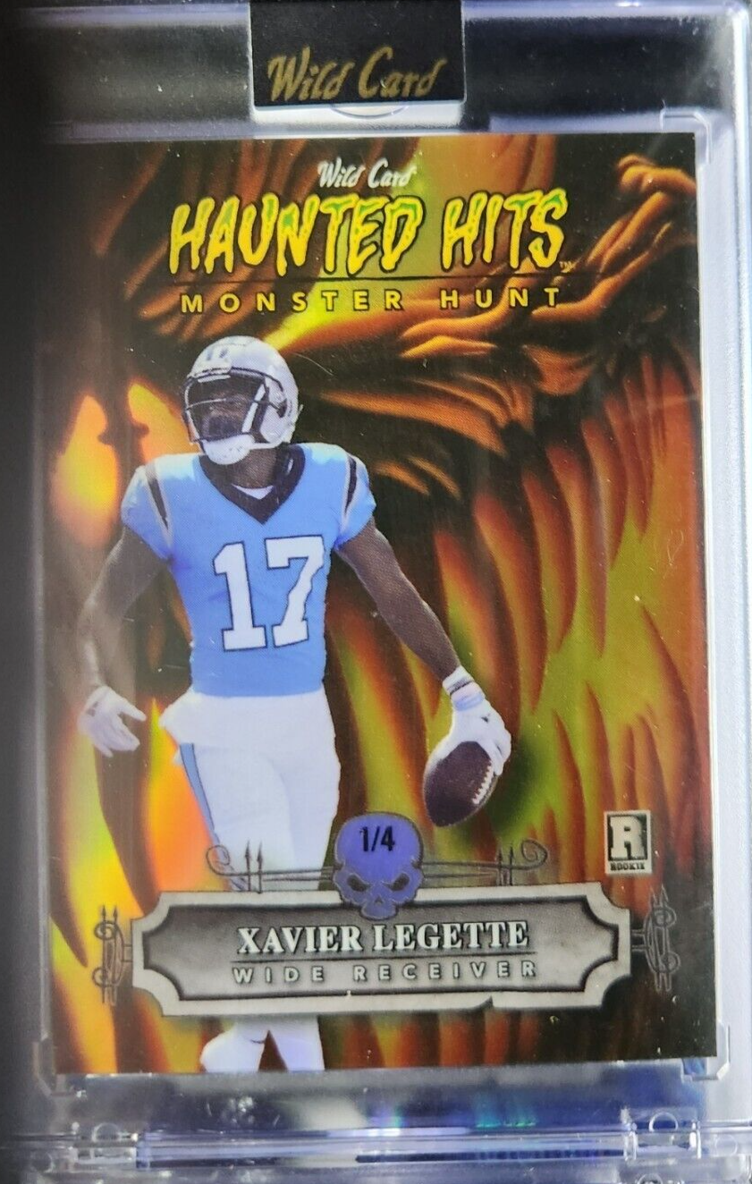 Xavier Legette 2024 Wild Card Haunted Hits #HHP-XL RC /4