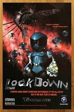 Anuncio/póster impreso Toonami Lockdown 2001 Thundercats Dragon Ball Z DBZ arte promocional