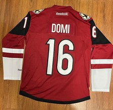 Reebok Premier NHL Jersey Arizona Coyotes Max Domi Burgundy sz S NWOT