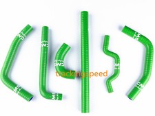 Green For 2009-2016 KAWASAKI KXF250 KX250F Silicone Radiator Coolant Hose Kit