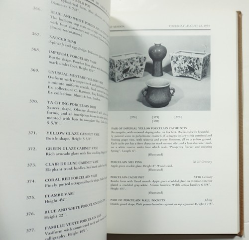 A Most Important Collection of Oriental Art 1974 Robert C Eldred Auction Chinese - Picture 4 of 6