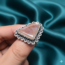 Red Aventurine Gemstone Ethnic Ring Size 7.5