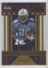2008 Playoff Contenders Rookie Roll Call Gold 99/100 Chris Johnson #3 9o3