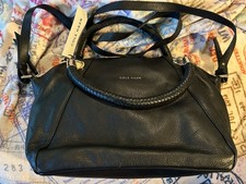 New Cole Haan Black Leather Handbag