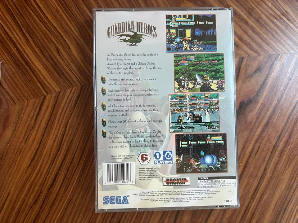 Guardian Heroes - Sega Saturn - NTSC - USA - Image 2 of 4