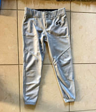 Under Armour Boys Gray Baseball Pants Youth Small YSM Size