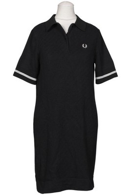 Fred Perry Kleid Damen Dress Damenkleid Gr. 34 Baumwolle Schwarz #4futc4u