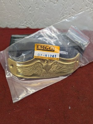 Vintage NORS EMGO Gold Eagle Fender Tip Trim  Harley Davidson Honda HD Custom