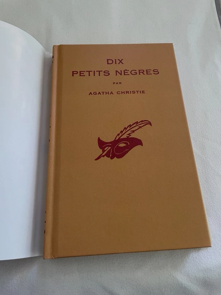 Agatha Christie DIX PETITS NEGRES livre de poche avec jaquette fac-similé - Photo 3/4