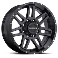 16x8 Raceline 931b Injector 5x114.35x5 0 Black Wheels Rims Set4 78.1
