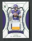 2024 National Treasures J.J. McCarthy RC Century Materials Patch Emerald /5