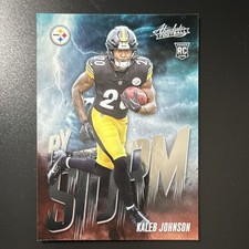 PANINI 2025 Absolute By Storm Rookie - Kaleb Johnson #8 Steelers NFL