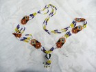 ancien collier en perles de couleur berbère maroc