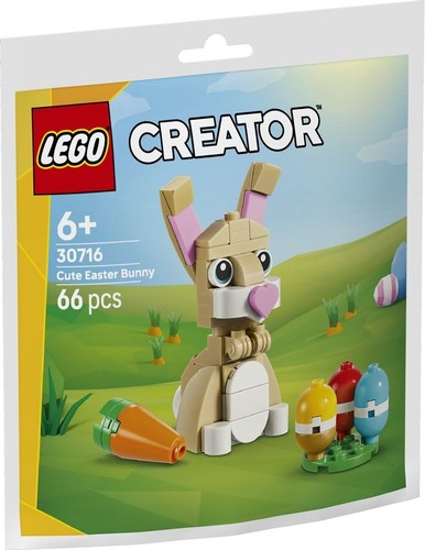 LEGO Lego Creator Cute Easter Bunny (66 Pieces) Cute Animals 30716 2026 2026 - Picture 1 of 2