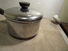 Revere Ware 1801 1.5 Quart Saucepan Pot with Lid Clinton Ill USA Copper Bottom  — photo 4