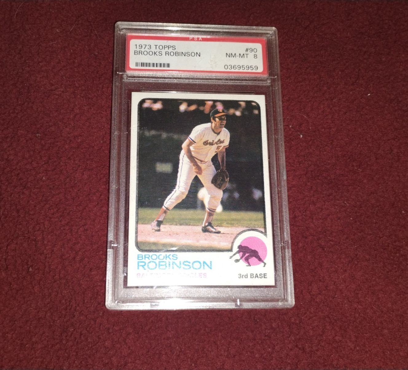 1973 Topps Brooks Robinson #90 PSA 8