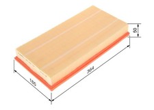 BOSCH Luftfilter 1 457 433 714 für VW SEAT SKODA AUDI