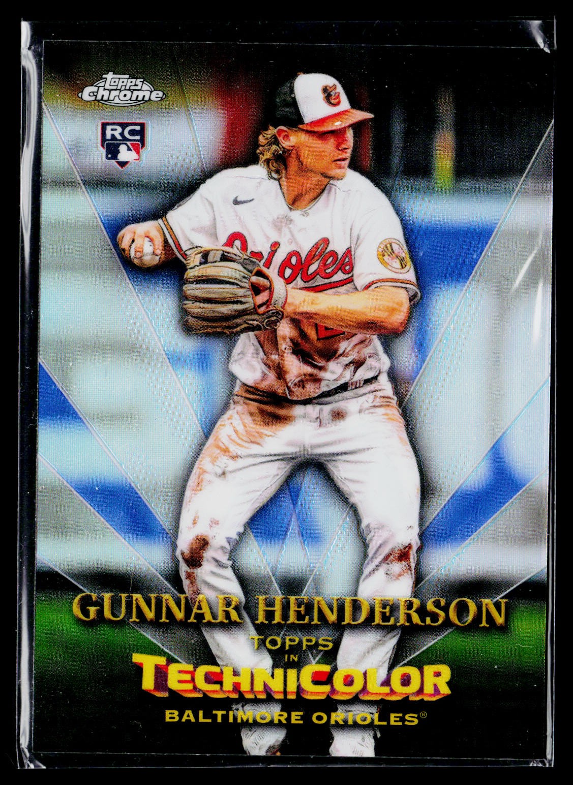 2023 Topps Chrome #TT-19 Gunnar Henderson Topps in Technicolor Baltimore Orioles