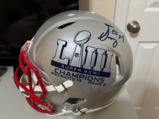 Sony Michel Signed Autograph Patriots Superbowl Authentic Full Size F/S Helmet