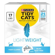 Purina Tidy Cats LightWeight With Glade Clear Springs Multi-Cat, Clumping, Lo...