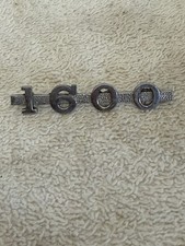 Vintage Original Mg Mga 1600 Trunk Deck Script Emblem Badge Oem 3 Vintage Original Mg Mga 1600 Trunk Deck Script Emblem Badge Oem 3