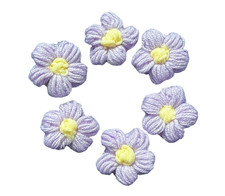 Handmade Crochet Applique Flowers for Crafts Embellishments clothes