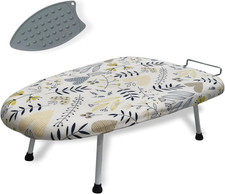 Tabletop Ironing Boards, Small Ironing Board, Compact Portable with Silicone Iro