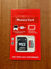 256GB Micro SD Memory Card w/ SD Adapter Pro Plus- High Speed -New Sealed