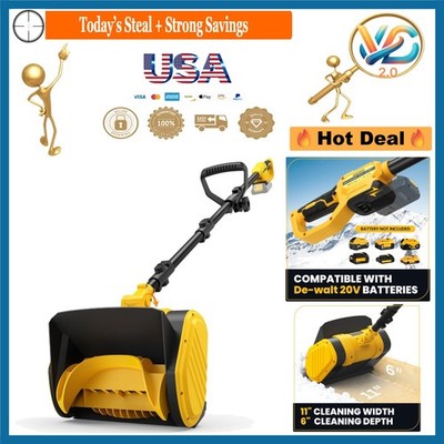 DeWalt 20V Max Cordless Snow Shovel 11-Inch Brushless Snow Blower