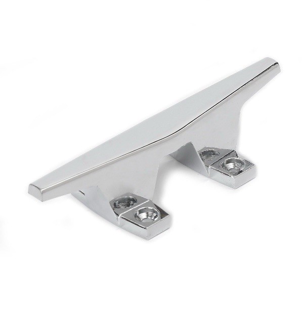 6-Inch ZAMAK CLEATS Boat or Dock Chrome Plated ~ Set of 4