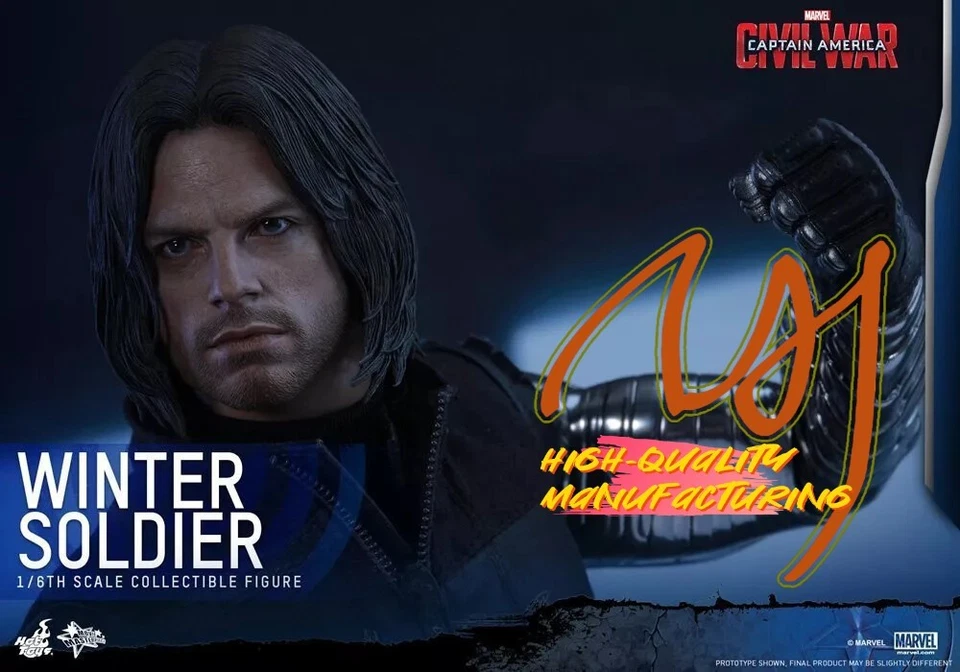 NUEVO Hot Toys MMS 351 Capitán América 3 Guerra Civil Soldado de Invierno Bucky EN STOCK Foto 2 de 4