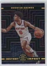 2021-22 Panini Illusions Instant Impact Emerald Quentin Grimes #19 1hp9