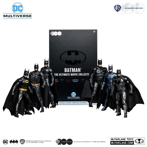 McFarlane DC Multiverse Batman Movie 6-Pack Figure Set NEW Sealed Rare HTF 1:12