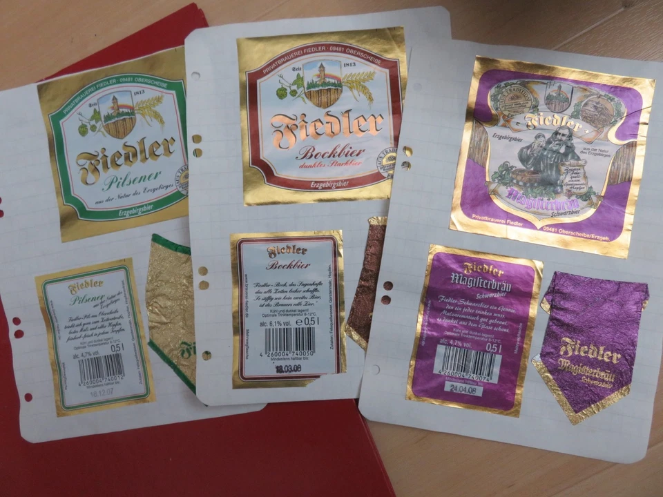 Bieretiketten Sammlung . Deutschland , viele verschiedene E,F - Bild 3 von 4