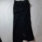 Amanda Smith Petites 8P Black Zip Front Dress Jacket Polyester Spandex — photo 1
