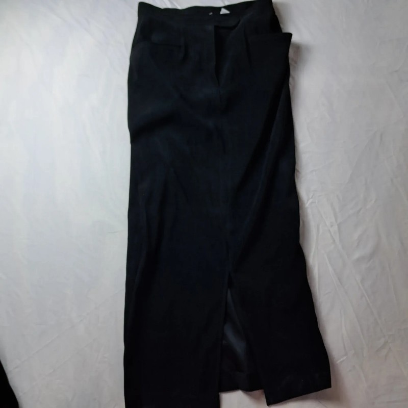 Amanda Smith Petites 8P Black Zip Front Dress Jacket Polyester Spandex