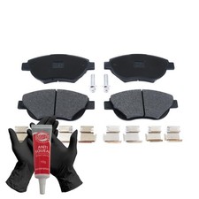 Bremsbeläge vorne für CITROEN C3 I, C4 I, C4, XSARA; PEUGEOT 1007, 206