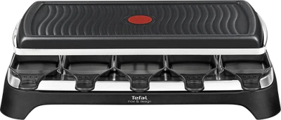 Tefal RE 4588 Raclettegrill 1350W mit 10 Pfännchen