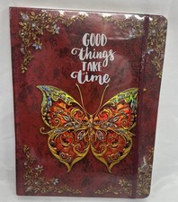 Butterfly Ruled Journal Notebook Good Things Take Time Brand New Sealed
