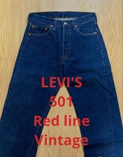 LEVI'S 501 Red Selvedge Vintage Denim Pants