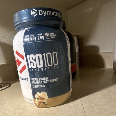 Dymatize ISO100 Whey Protein Isolate Powder, Gourmet Vanilla, 20 Servings