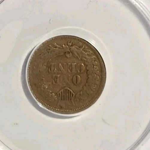 1860 Indian Head Cent, graded VG 10  Anacs - Image 4 of 4