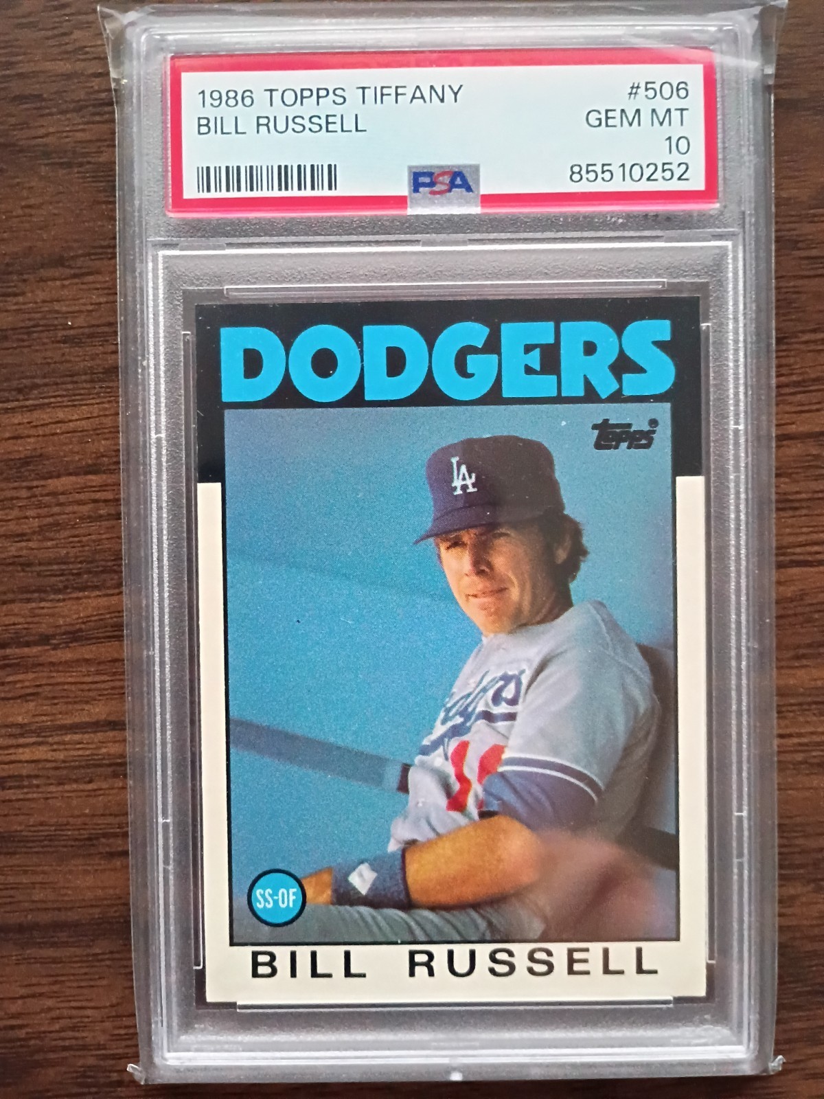 1986 Topps Tiffany Bill Russell #506 Collector's Edition PSA GEM MINT 10