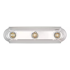 Hampton Bay 18 in. 3-Light Chrome Finish Vanity Light RS220121L3